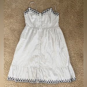 Madewell White Summer Midi Dress